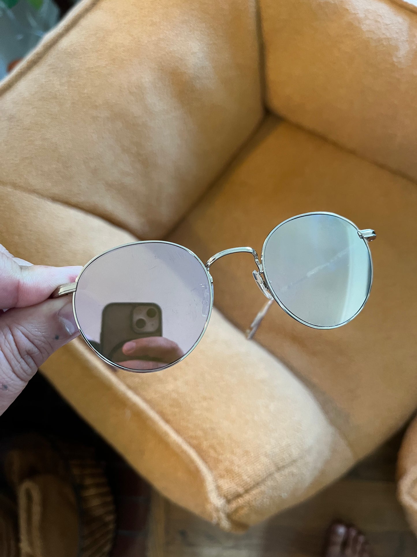 Garrett Leight - WILSON - Sunglass - Sandstorm Tortoise/RoseMirror