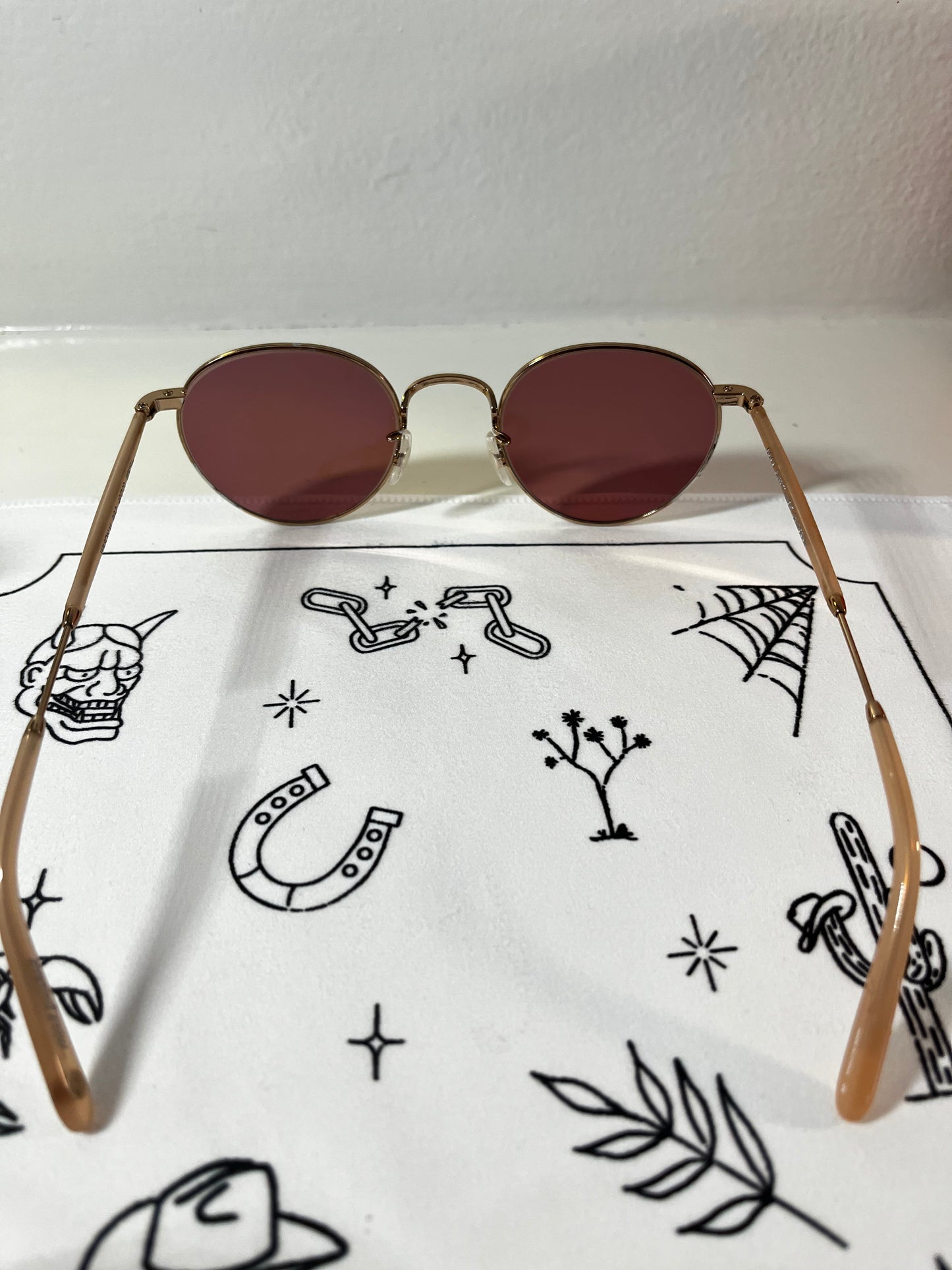 Garrett Leight - WILSON - Sunglass - Rosegold/ Rose Glass Lens