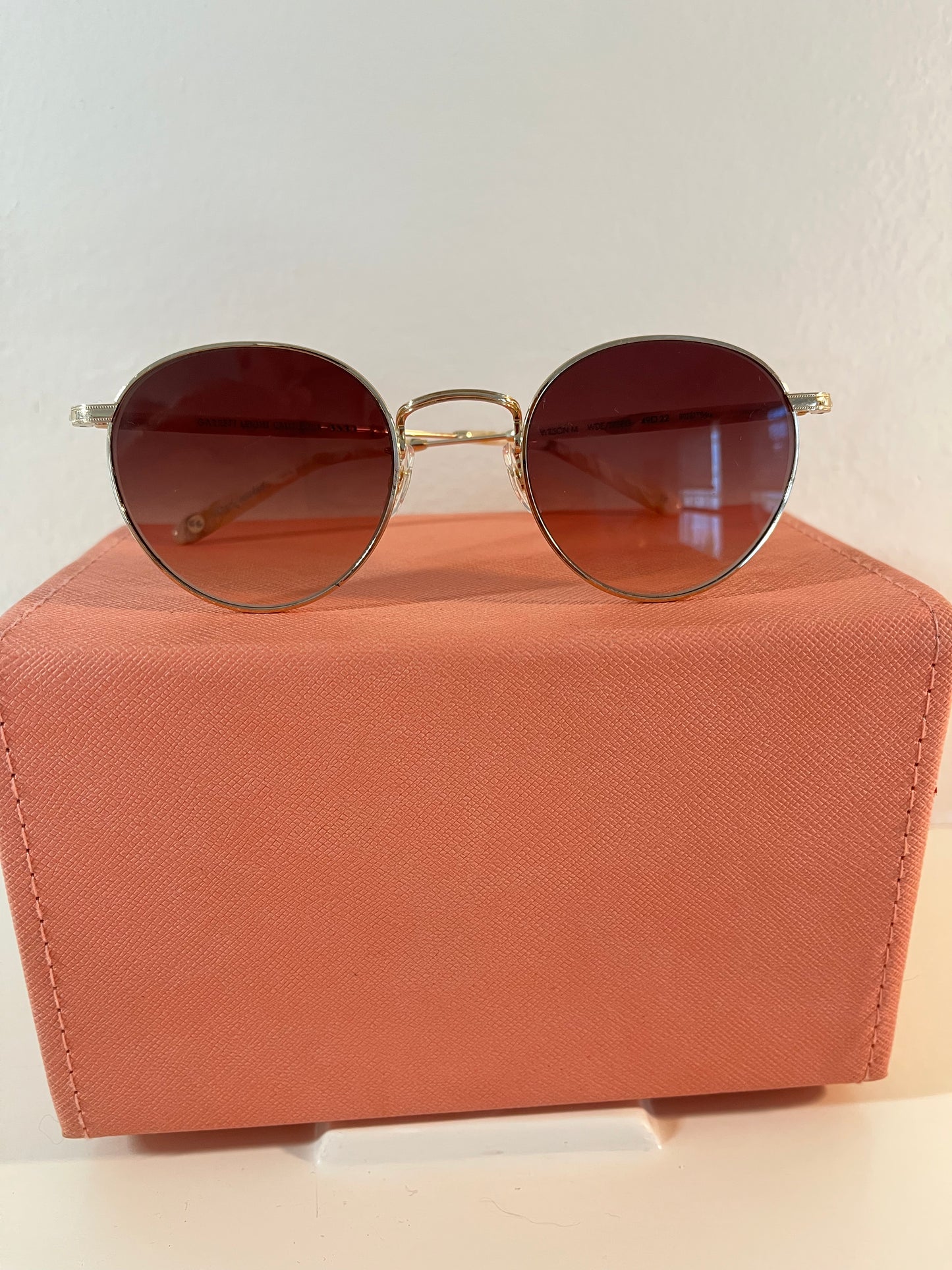 Garrett Leight - WILSON - Sunglass - (Gold/Brown Gradient)