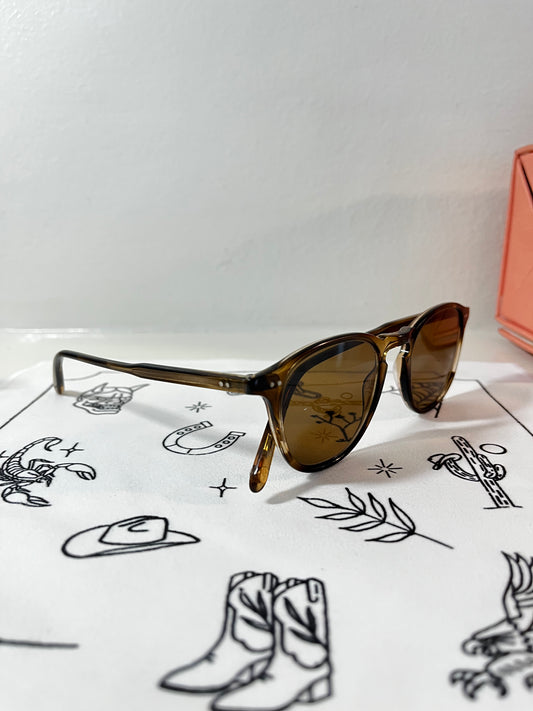 Garrett Leight - HAMPTON - Sunglass - Khaki Tortoise