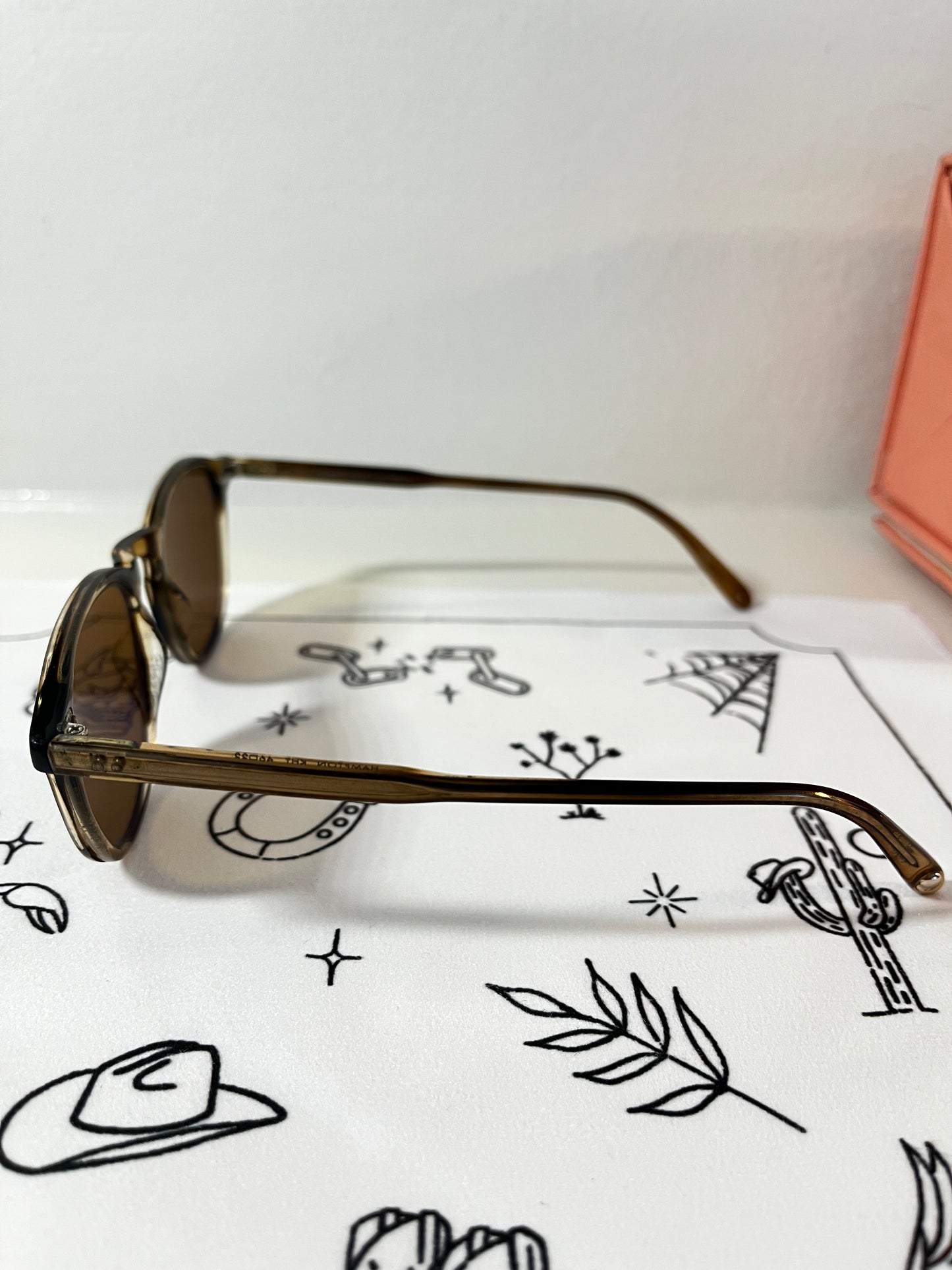 Garrett Leight - HAMPTON - Sunglass - Khaki Tortoise