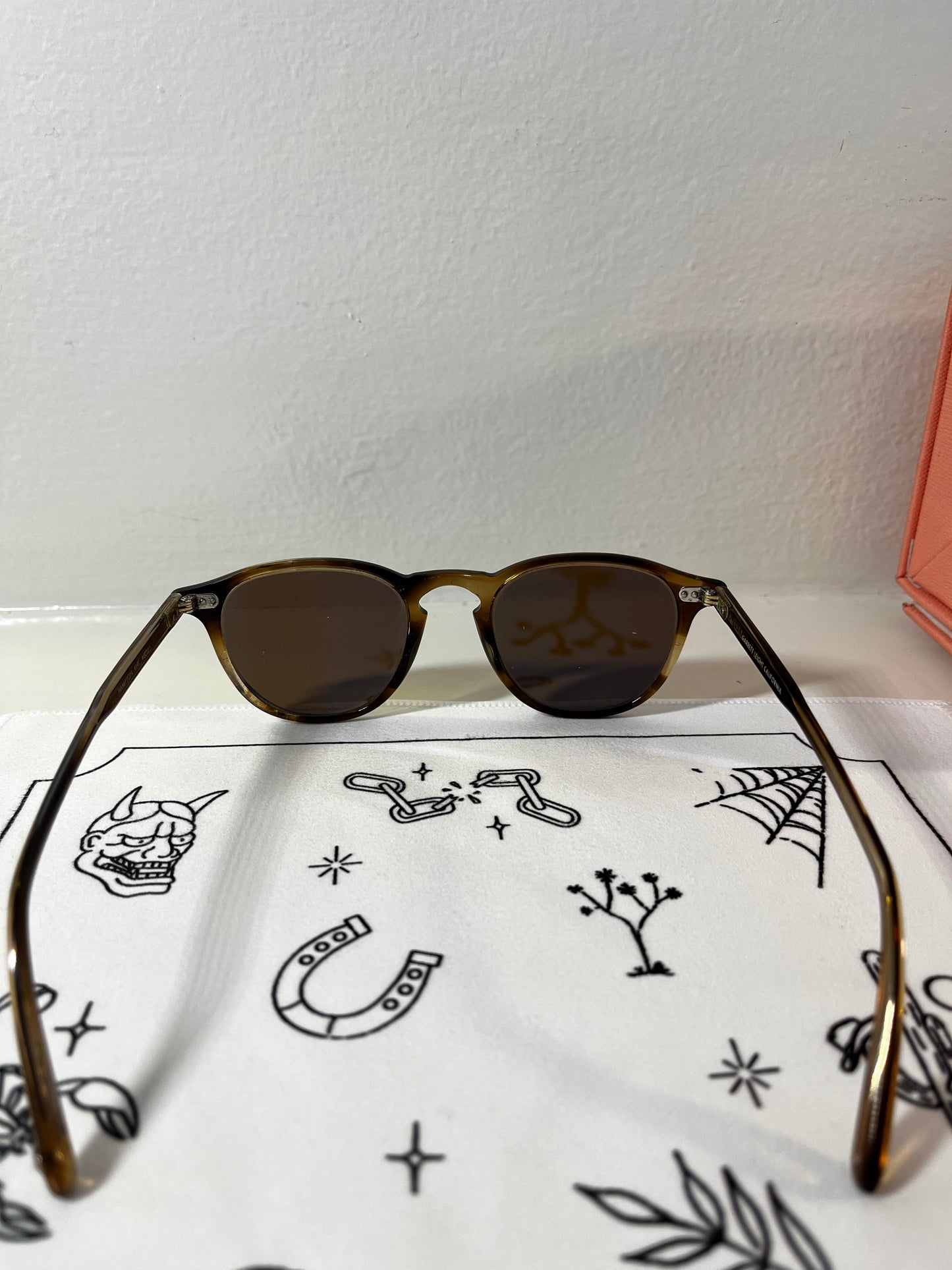 Garrett Leight - HAMPTON - Sunglass - Khaki Tortoise
