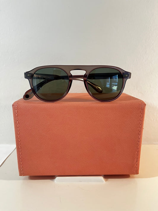 Garrett Leight - HARDING - Sunglass - Custom Dip-Dyed Sage Green