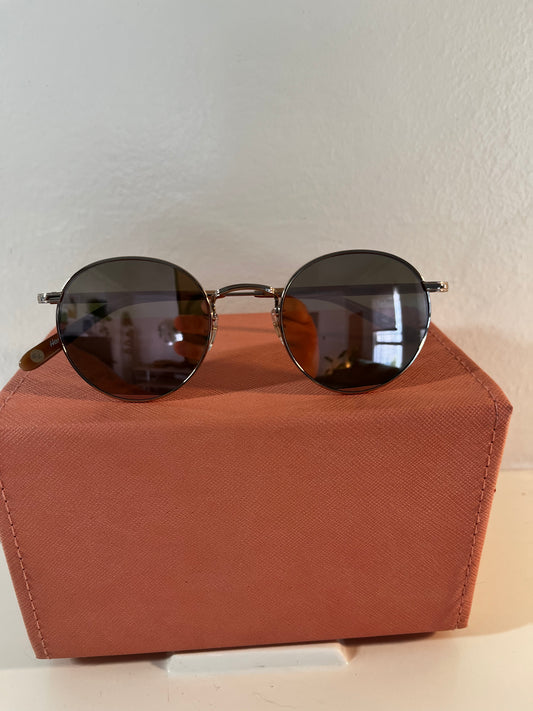 Garrett Leight - WILSON - Sunglass - Sandstorm Tortoise/RoseMirror