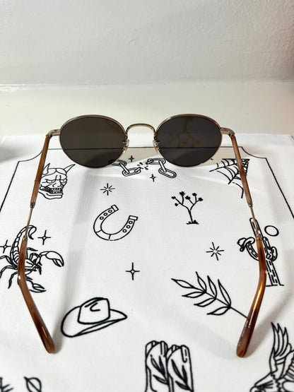 Garrett Leight - WILSON - Sunglass - Sandstorm Tortoise/RoseMirror