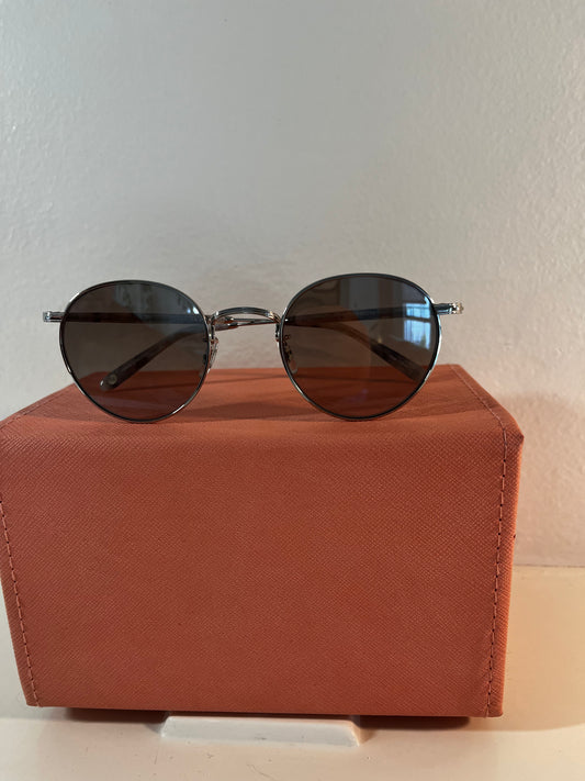 Garrett Leight - WILSON - Sunglass - Grey Tortoise/Silver Mirror