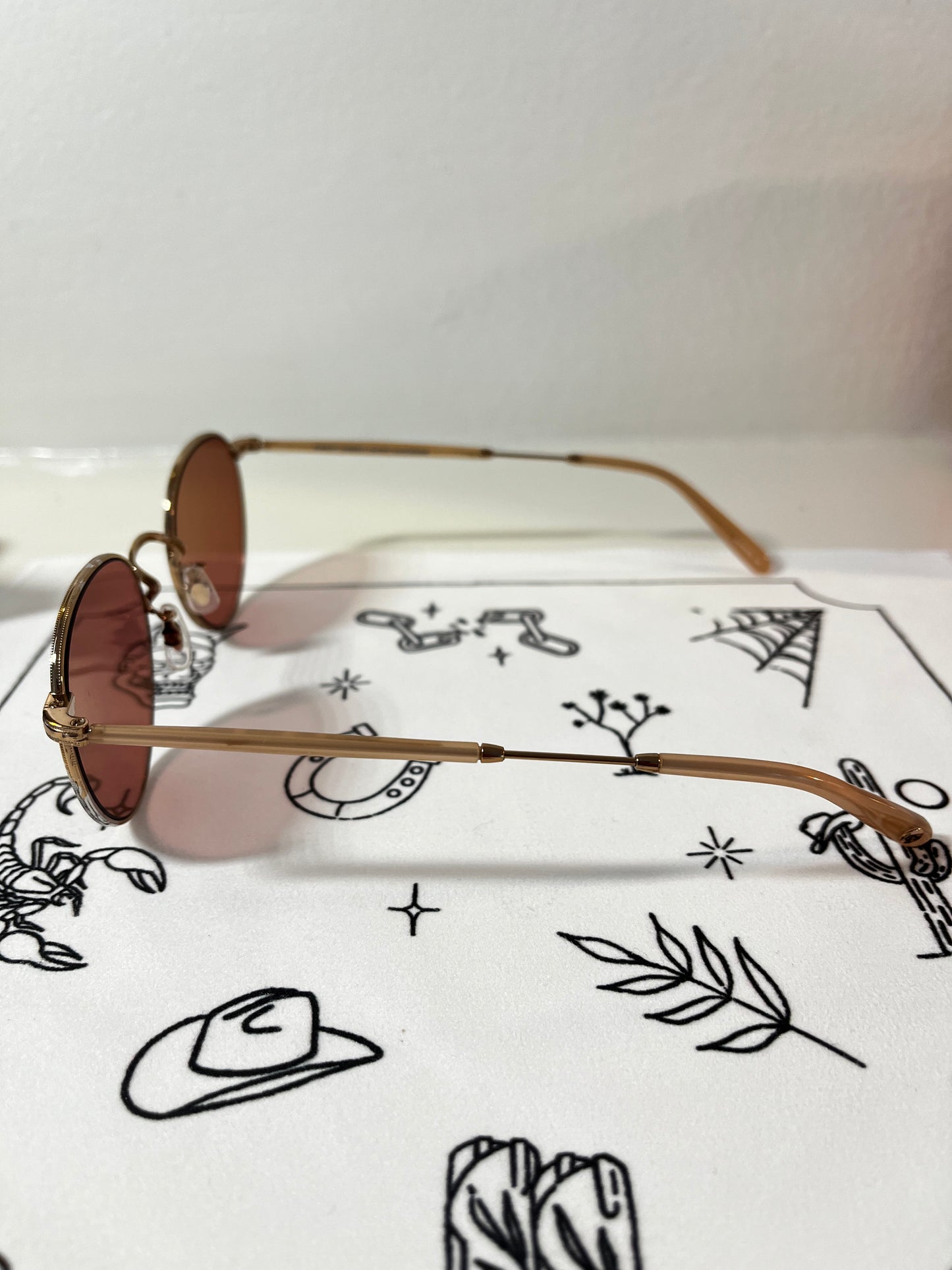Garrett Leight - WILSON - Sunglass - Rosegold/ Rose Glass Lens