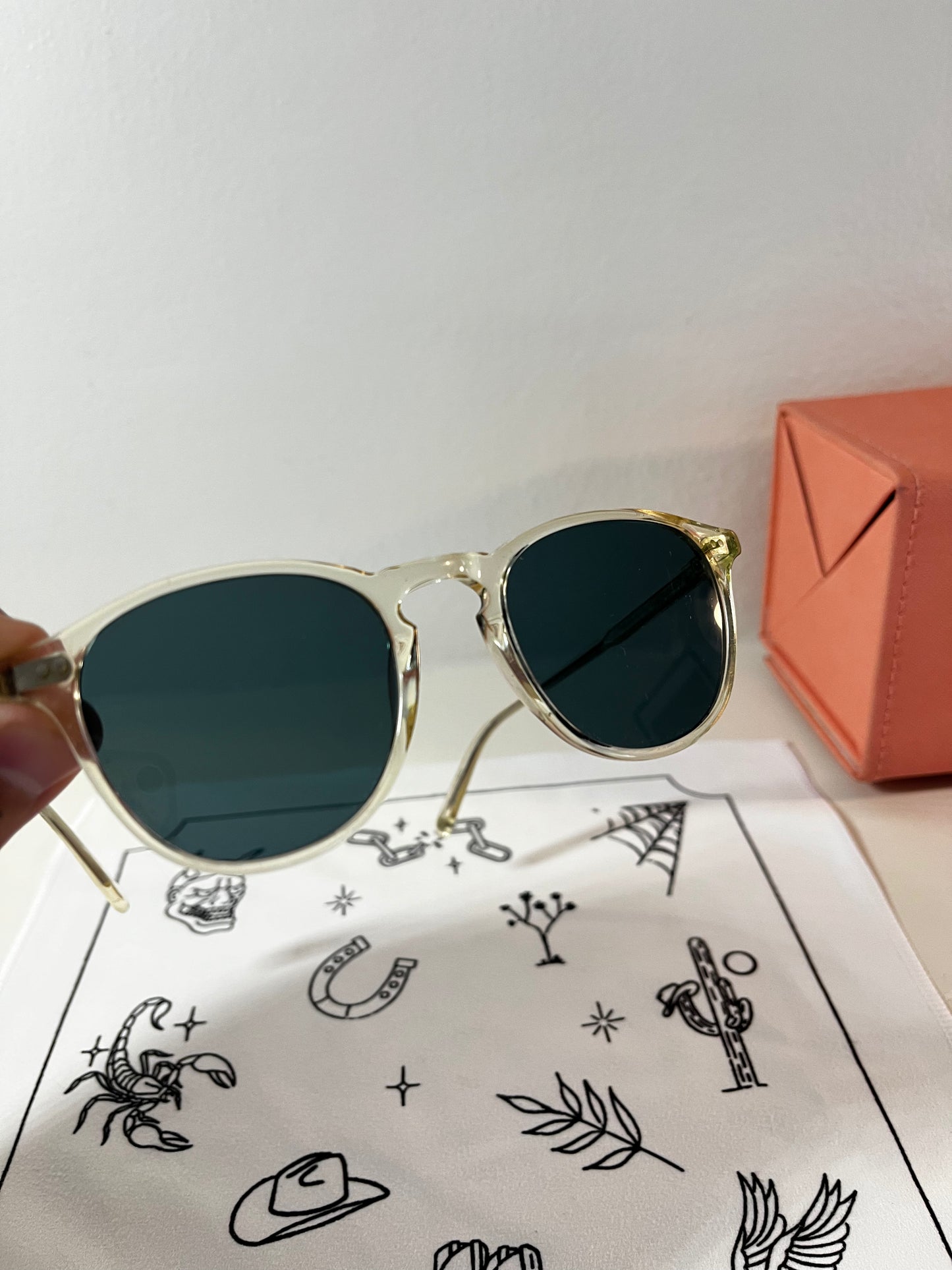 Garrett Leight - Hampton - Sunglass Champagne