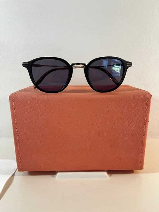 Garrett Leight - Hampton Combo - Sunglass - Matte Black with Custom Grey Lenses